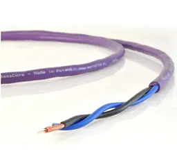 Акустичний кабель 2x4,0mm2 Banana plugs Melodika MDSC-4030 Purple Speaker cable 3m - мініатюра 2