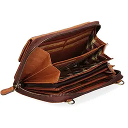 Чоловіча шкіряна барсетка Hill&Burry 12х19х5 см sum0026501 - мініатюра 2