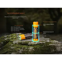 Акумулятор Fenix 18650 (3400 mAh) Type-C (ARB-L18-3400U-V30) - мініатюра 10