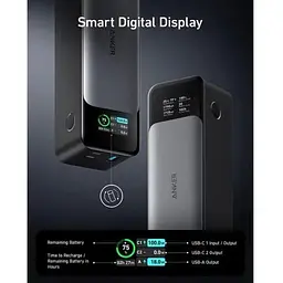 Зовнішній акумулятор Anker 737 Powercore 24000 мАг 140W (A1289) - мініатюра 6