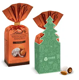 Шоколадні цукерки з мигдалем Lindt Weihnachts Mandeln Classic 100 г - мініатюра 3