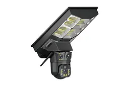 Камера відеоспостереження PTZ вулична Wi-Fi+LED лампа+сонячна панель (SPM-XA01 / T19-4 г) - мініатюра 2