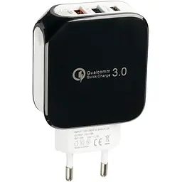 Мережевий зарядний пристрій Gelius Pro Voltag QC GP-HC07 Black/White - мініатюра 5