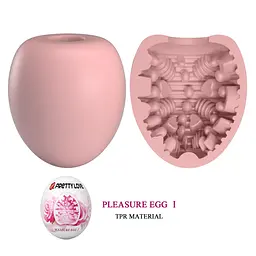 Мастурбатор яйце Pretty Love Pleasure Egg I рожевий - мініатюра 4