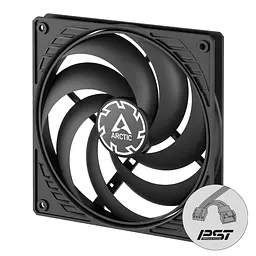 Корпусний вентилятор 140 мм Arctic P14 SLIM PWM PST ACFAN00268A Black - мініатюра 2