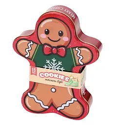 Набір новорічний Becky's Cookies Macaron style Пряник Металеве пакування 92 г