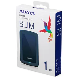 Зовнішній жорсткий диск Adata PHD External 2. 5'' USB 3. 2 Gen. 1 DashDrive Durable HV300 1TB блакитний - мініатюра 2