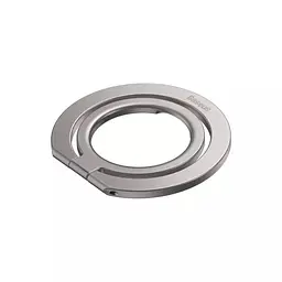 Кільце-підставка для телефона Baseus Halo Series Single-Ring SUCH000012 Silver - мініатюра 2