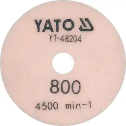 Круг шліфувальний алмазний Yato на липучці по каменю D800, 100 мм (YT-48204) - мініатюра 2