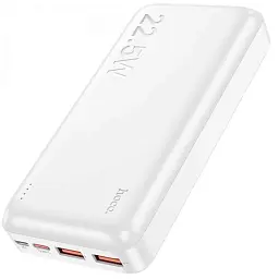 Зовнішній акумулятор Power Bank Hoco J101A 20000 mAh 22.5 вт білий