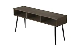 Тумба під телевізор Кентуккі Ferrum-decor 45x139x38 Чорний метал ДСП Дуб Сонома Трюфель 16 мм (FRD-106731) - мініатюра 6