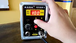 Паяльна станція Aida 858D+ безкомпресорна з феном, паяльником та 1 дисплеєм - мініатюра 2