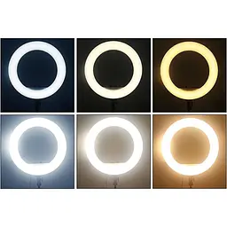 Кільцева LED лампа AC Prof RL-14 36см [128350] - мініатюра 7