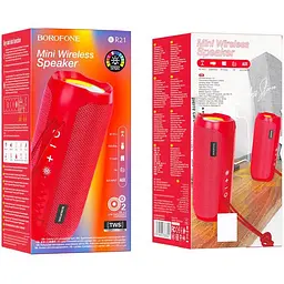 Bluetooth Колонка Borofone BR21 Red - мініатюра 3