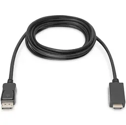 Кабель Digitus DisplayPort > HDMI (M/M), 2м, чорний teh0013704 - мініатюра 4