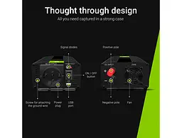 Перетворювач напруги інвертор Green Cell 24V на 230V 1500W/3000W - мініатюра 5