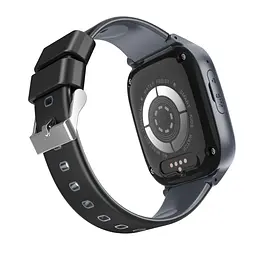 Дитячий годинник телефон Lemfo S34 з 4G сім картою, GPS відстеженням, прослуховуванням, датчиком зняття з руки та кнопкою SOS Чорний - мініатюра 2