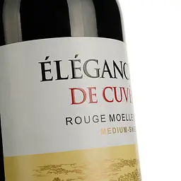 Вино Elegance de Cuvee Rouge Medium Sweet червоне напівсолодке 0.75 л - мініатюра 3