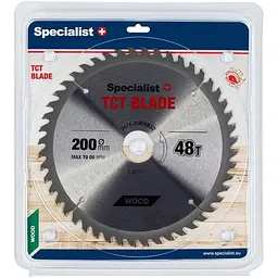 Диск відрізний Specialist+ по дереву 200x48Tx32 мм (51/1-2004832)