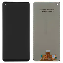Дисплей Samsung A217 Galaxy A21s, чорний, без рамки, Original (PRC)