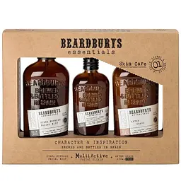 Набір для догляду за обличчям і бородою Beardburys Essentials 3 шт.
