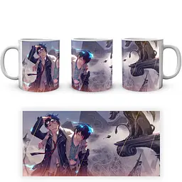 Кухоль GeekLand Blue Exorcist Синій Екзорцист BE 02.12 330 мл білий - мініатюра 4
