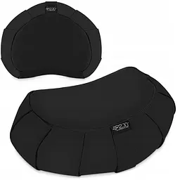 Подушка для йоги та медитації 4FIZJO Zafu напівкругла 40 x 30 x 12 см Black (P-5907739315519) - мініатюра 2