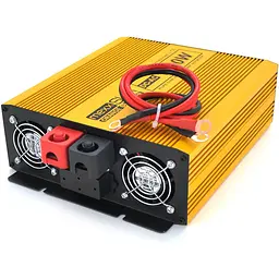 Інвертор напруги Mexxsun MXSPSW-1000, 24V/220V, 1000W з правильною синусоїдою, 2 Shuko, клемні дроти, Q4 - мініатюра 2