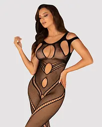 Бодістокінг Obsessive Bodystocking G322 S/M/L, фантасмагорично-силуетний крій - мініатюра 1