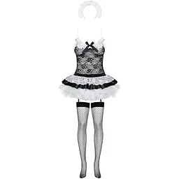 Еротичний костюм Obsessive Housemaid 5 pcs costume S/M - мініатюра 3
