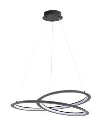 Підвісний світильник, люстра Goldlux 331106 Tango Led 1x44W 4000K 5300Lm IP20 Чорний