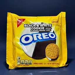 Печиво Oreo Black & White Cookie Creme Sandwich 302 г