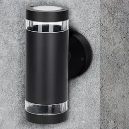 Вуличний світильник Goldlux 323996 Rino GU10 2x10W IP54 BK - мініатюра 4