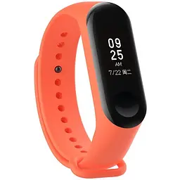 Ремінець Uwatch Replacement Silicone Band For Xiaomi Mi Band 3/4 Orange - мініатюра 2