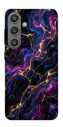 TPU чохол Demsky Purple space marble для Samsung Galaxy S24
