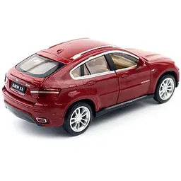 Колекційна металева модель автомобіля Автопром BMW X6 з інерцією, світлом та звуком 1:32 - мініатюра 7