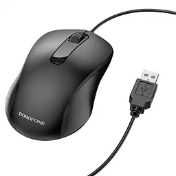 Миша дротова Borofone BG4 Business Чорний