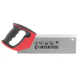 Ножівка ручна Intertool по дереву пасувальна 300 мм 12T х 1"