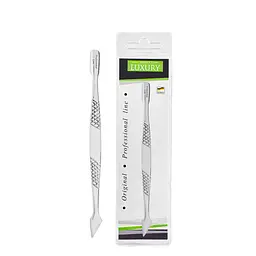 Лопатка для манікюру Beauty Luxury двостороння плоска ПТ-07