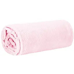 Плед-покривало Extra Soft Springos HA7128 світло-рожевий 130x180 см - мініатюра 4