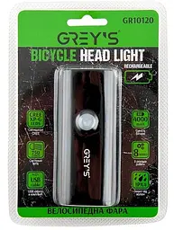 Велосипедна фара Grey's LED 2xCree 8 режимів 750 lm 4000 mAh (GR10120) - мініатюра 3