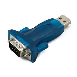 Адаптер USB Extradigital, чорний, USB 2.0 – RS-232 (COM), 1 м, чіпсет HL340 (KBU1654)