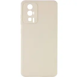 Силіконовий чохол Candy Full Camera для Xiaomi Poco F5 Pro Бежевий / Antique White