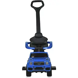 Дитяча каталка-толокар Bambi M 5795AL-4 з батьківською ручкою синій - мініатюра 4