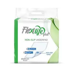 Комплект: Підгузки для дорослих Flexi Life М + Пелюшки Flexi Life + Рушники Blue White - мініатюра 4