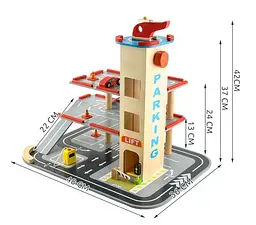 Парковка-дорога KidKraft дерев'яний паркінг (6526) - мініатюра 3