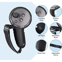 Набір аксесуарів DK 7-in-1 VR для Meta Quest 3 Black [141635] - мініатюра 4