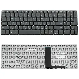 Клавіатура для ноутбука LENOVO (IdeaPad: 320-15 series) onyx black, без фрейму