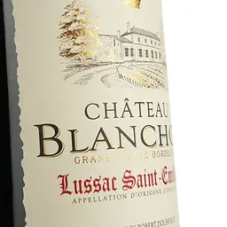 Вино Chateau Blanchon 2018 AOP Lussac червоне сухе 0.75 л  - мініатюра 3
