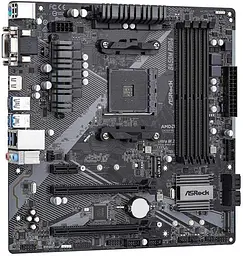 Материнська плата AsRock B450M Pro4 R2.0 (B450M Pro4 R2.0) (Socket AM4, AMD B450, Micro-ATX) - мініатюра 2